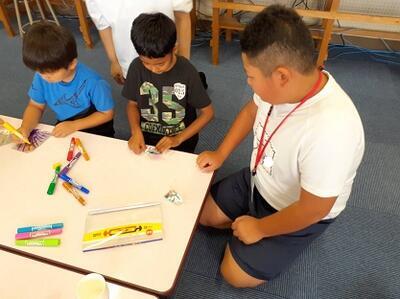 浦河東部小と交流