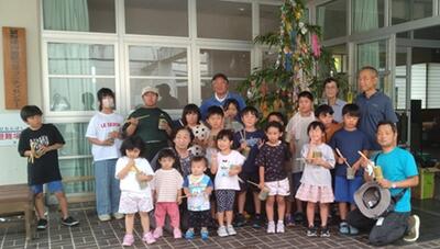 七夕飾りもつくりました