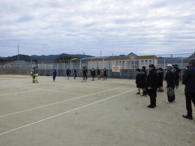 テニス部の見学