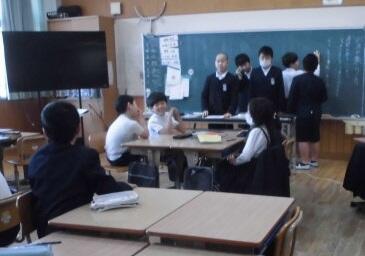 話し合いました