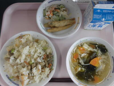 混ぜご飯がおいしかったです