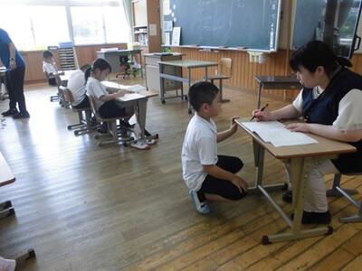 定着のために