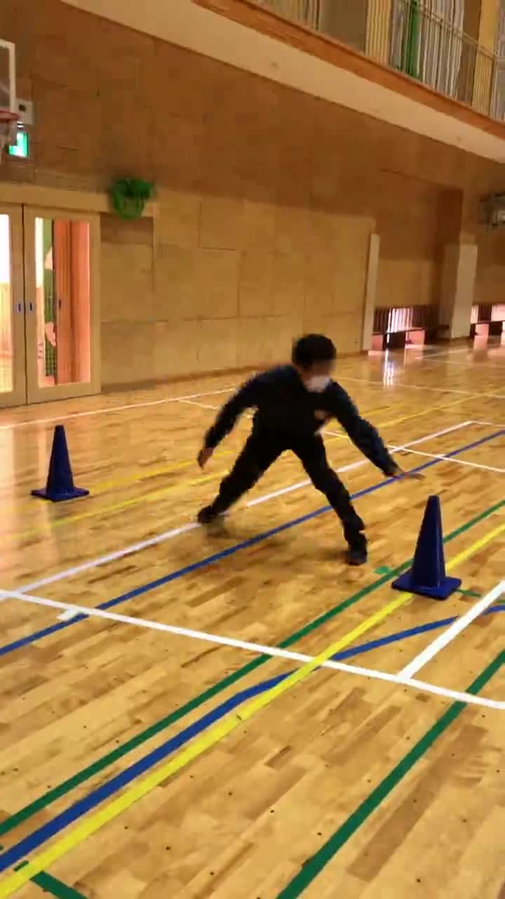 【瞬発力に挑戦】コーンタッチ回数勝負