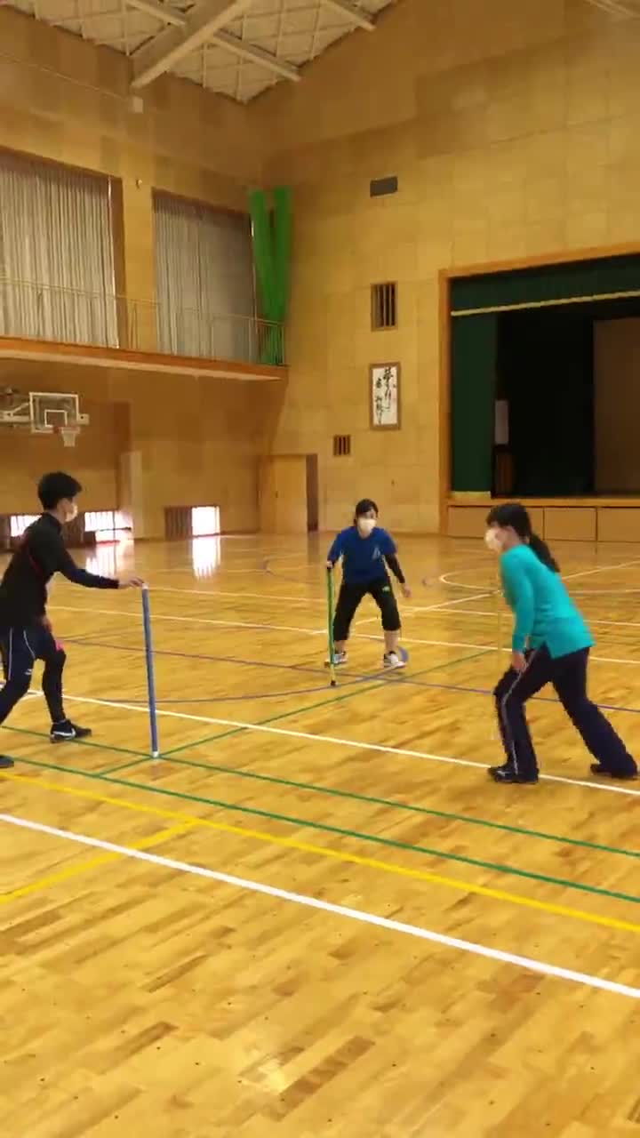 【体力アップ】移動しながら棒つかみ