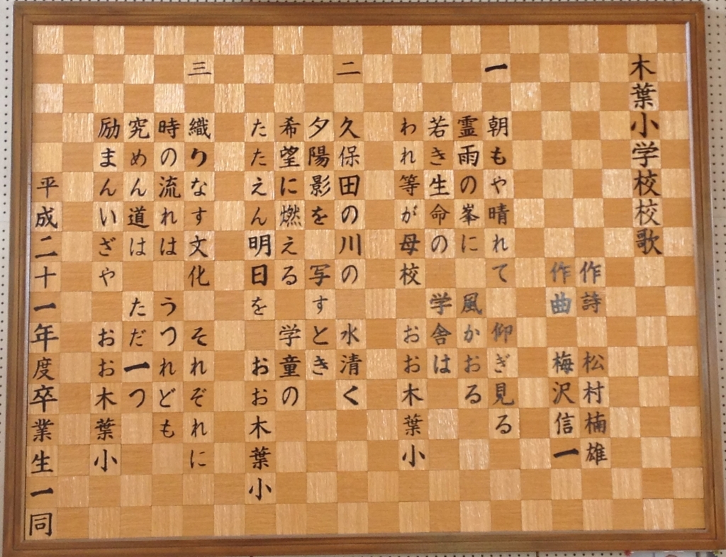 木葉小学校校歌 木葉小学校校歌