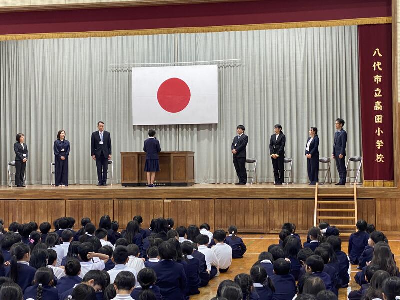 児童代表歓迎の言葉