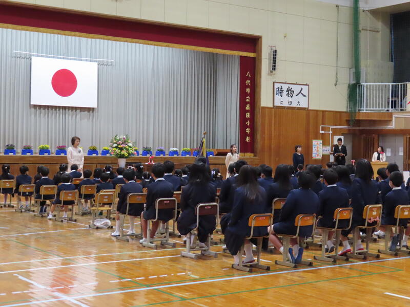 入学式の様子