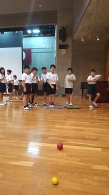 こちらはペタンクです