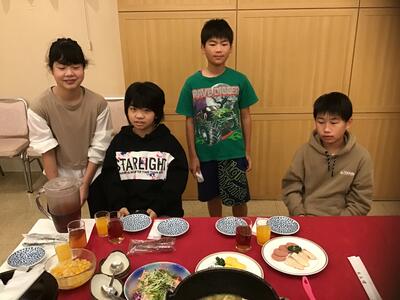 朝からみんな元気です。 朝からみんな元気です。