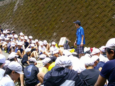 ニジマスつかみ1