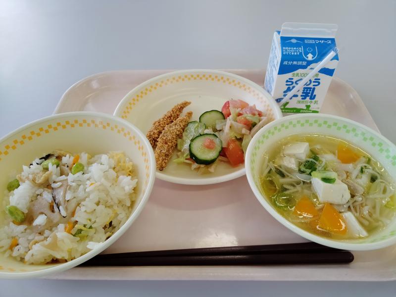 今日の給食 6 30 和水町立三加和小学校