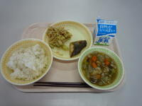 今日の給食