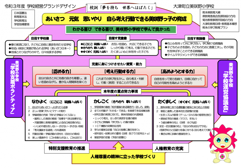 本校の教育 大津町立美咲野小学校