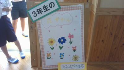 図書室入り口の看板