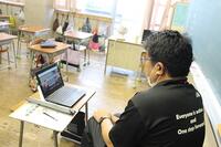 オンラインで健康観察中