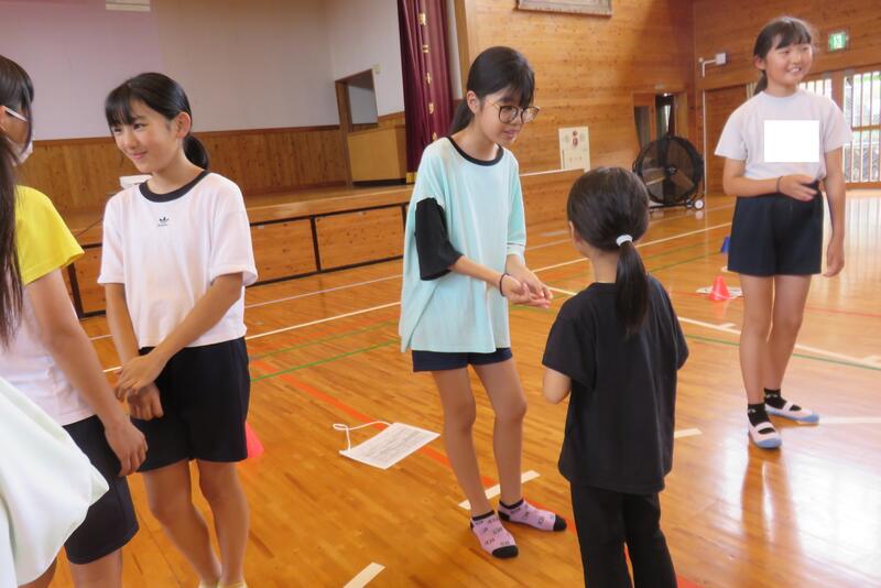 どの学年にもあいさつができました。