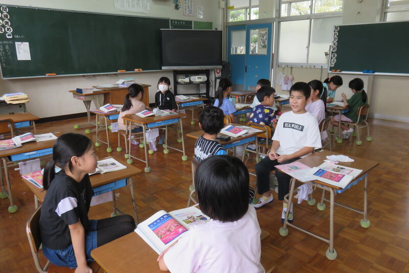 この後、校長先生の夏の思い出を聞いてもらいました。