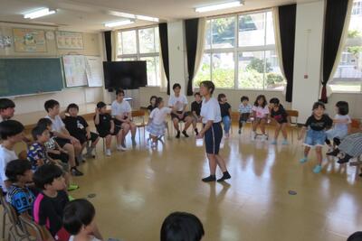 放課後子ども教室　一緒に遊んでくれました