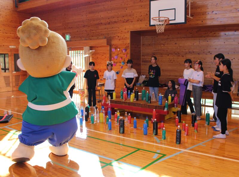 トッパ丸も輪投げに挑戦！！