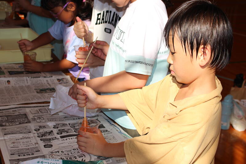 スライムを作っています。