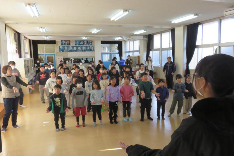 英語の歌を歌いました