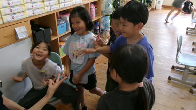 久しぶりの学校　笑顔があふれます＾＾