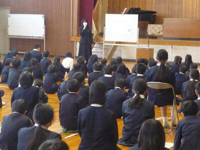 校長先生のお話