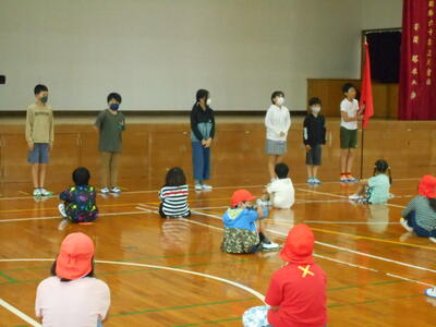 応援歌練習（赤団）