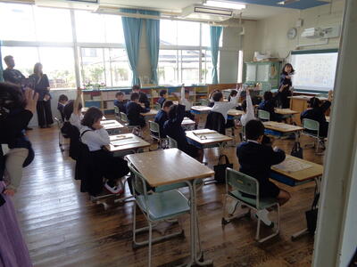 授業参観の様子