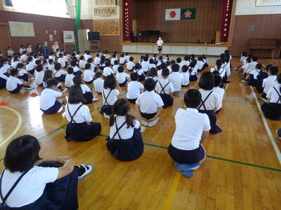 児童集会の様子
