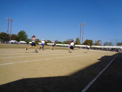 陸上記録会の様子