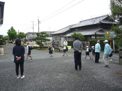 あいさつ運動①