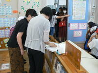 引き渡し訓練の様子