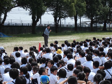 避難訓練の様子