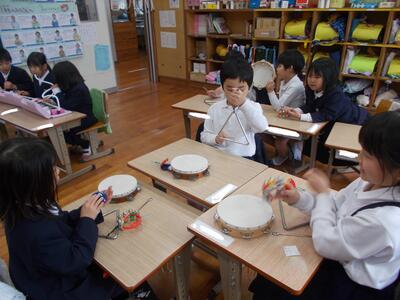 音楽づくりをしました！「星空の風景をどんな楽器で、どんな音で表現しようかな～♪」