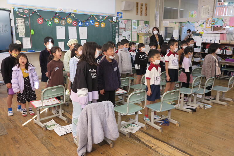 1年「できるようになったこと発表」