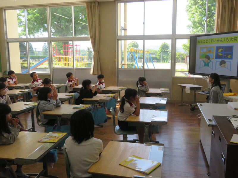 カルシウムの大切さについての学習