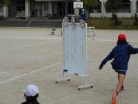 ボードに書いて説明しました