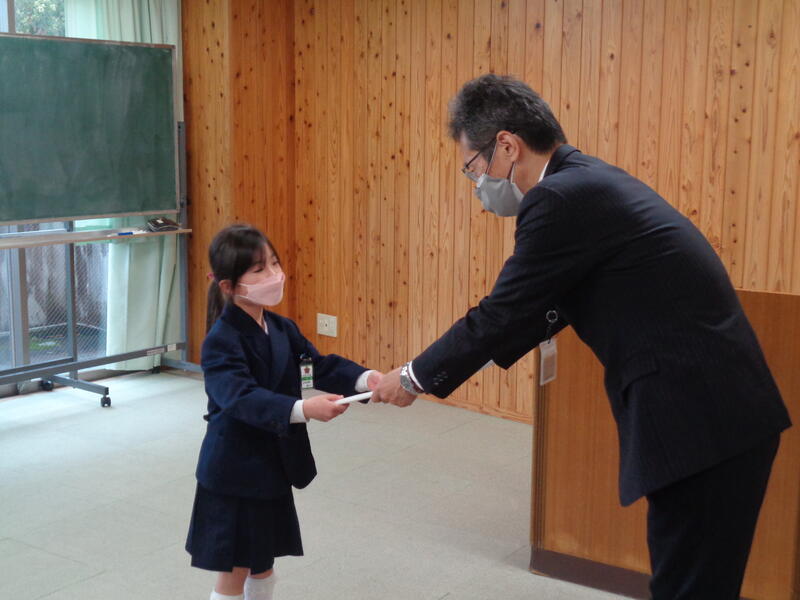 １年生代表児童