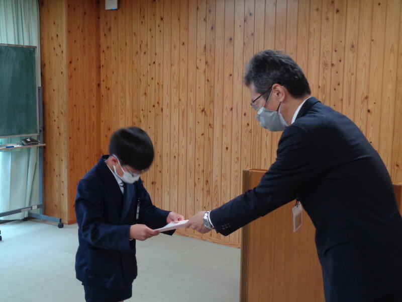 ３年生児童代表