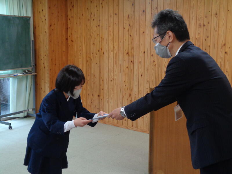 ４年生児童代表