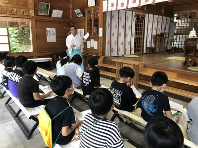穂積阿蘇神社にて