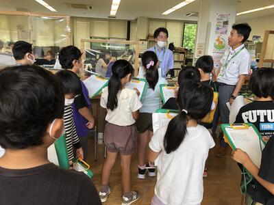 町役場砥用庁舎にて