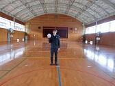 体育館が似合いますね