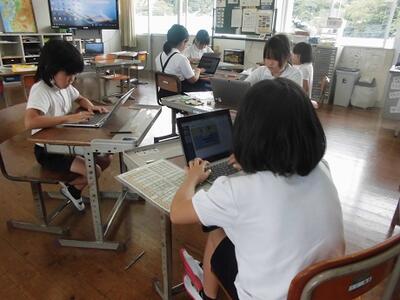 3年生もローマ字入力に挑戦！