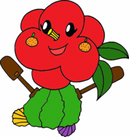 つばきちゃん(苓北町ゆるキャラ)