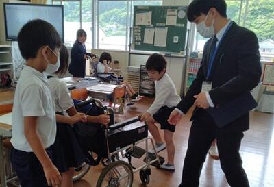 車椅子の使い方を