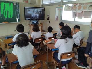 オンライン交流でした