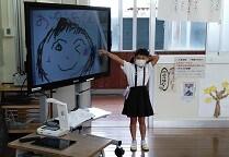 お母さんを描きました！