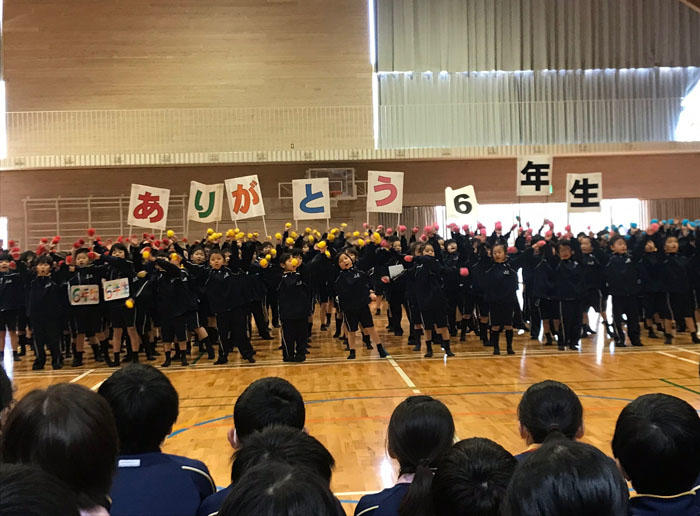 ６年生を送る会